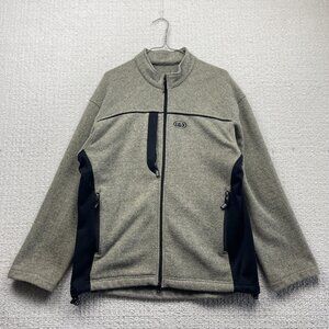 VTG Louis Garneau XC Ski Tech Gorpcore Polar Fleece Jacket Mens Full Zip Read